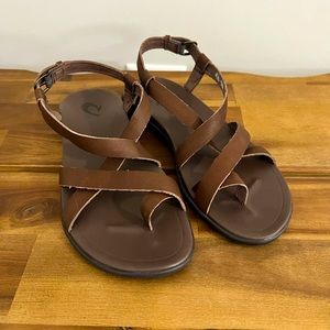 OLUKAI Brown Sandals